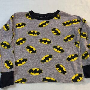 ⭐️ Kids Batman Grey and Yellow long sleeve Shirt